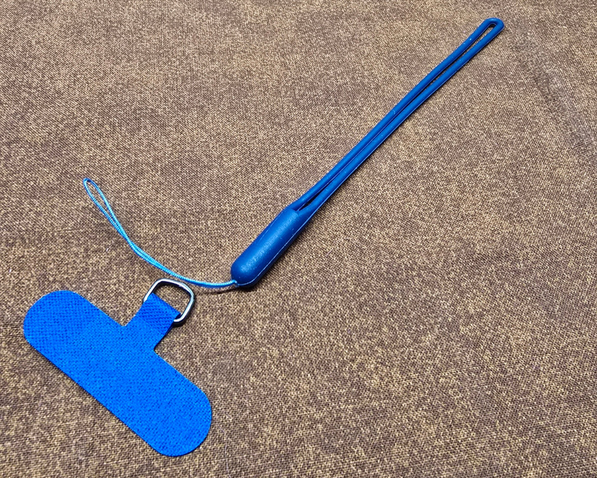 Universal Silicone Cell Phone Lanyard with Connector Pad