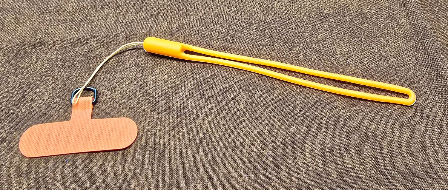 Universal Silicone Cell Phone Lanyard with Connector Pad