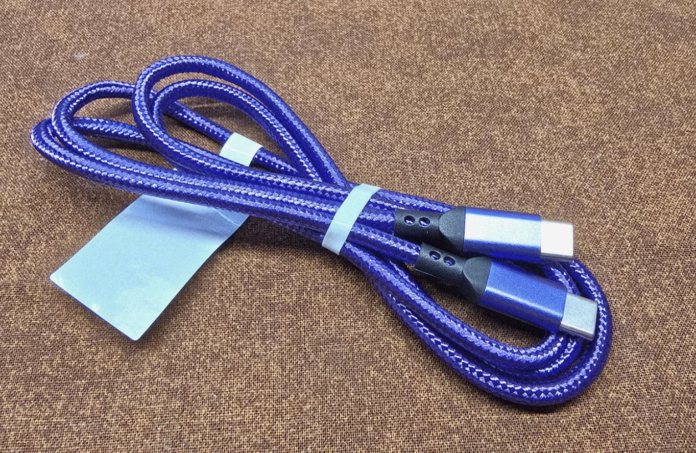 Type C to Type C Data and Charging Cable