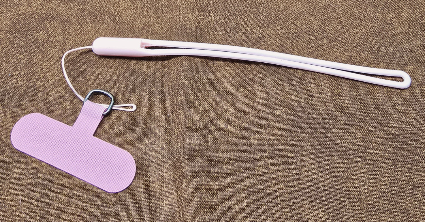Universal Silicone Cell Phone Lanyard with Connector Pad