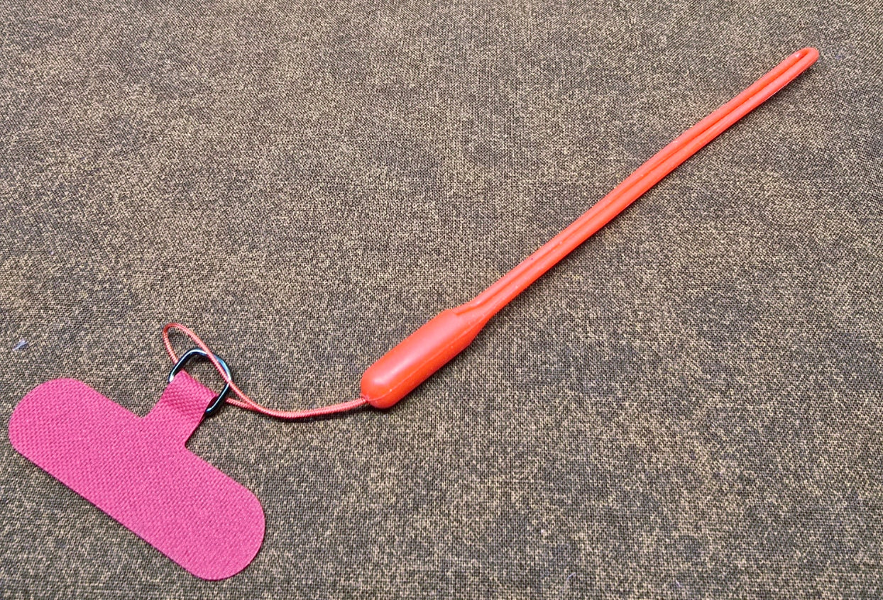Universal Silicone Cell Phone Lanyard with Connector Pad