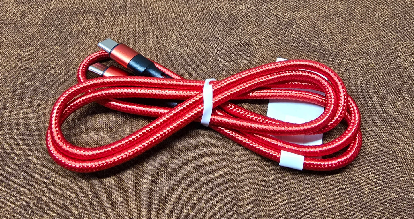 Type C to Type C Data and Charging Cable