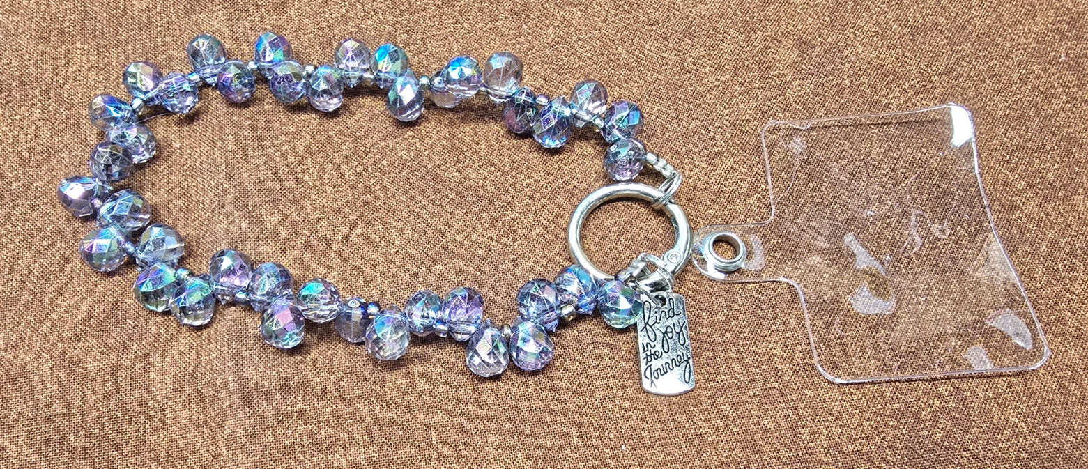 Luxury Rhinestone Phone Lanyard Short Wrist Strap
