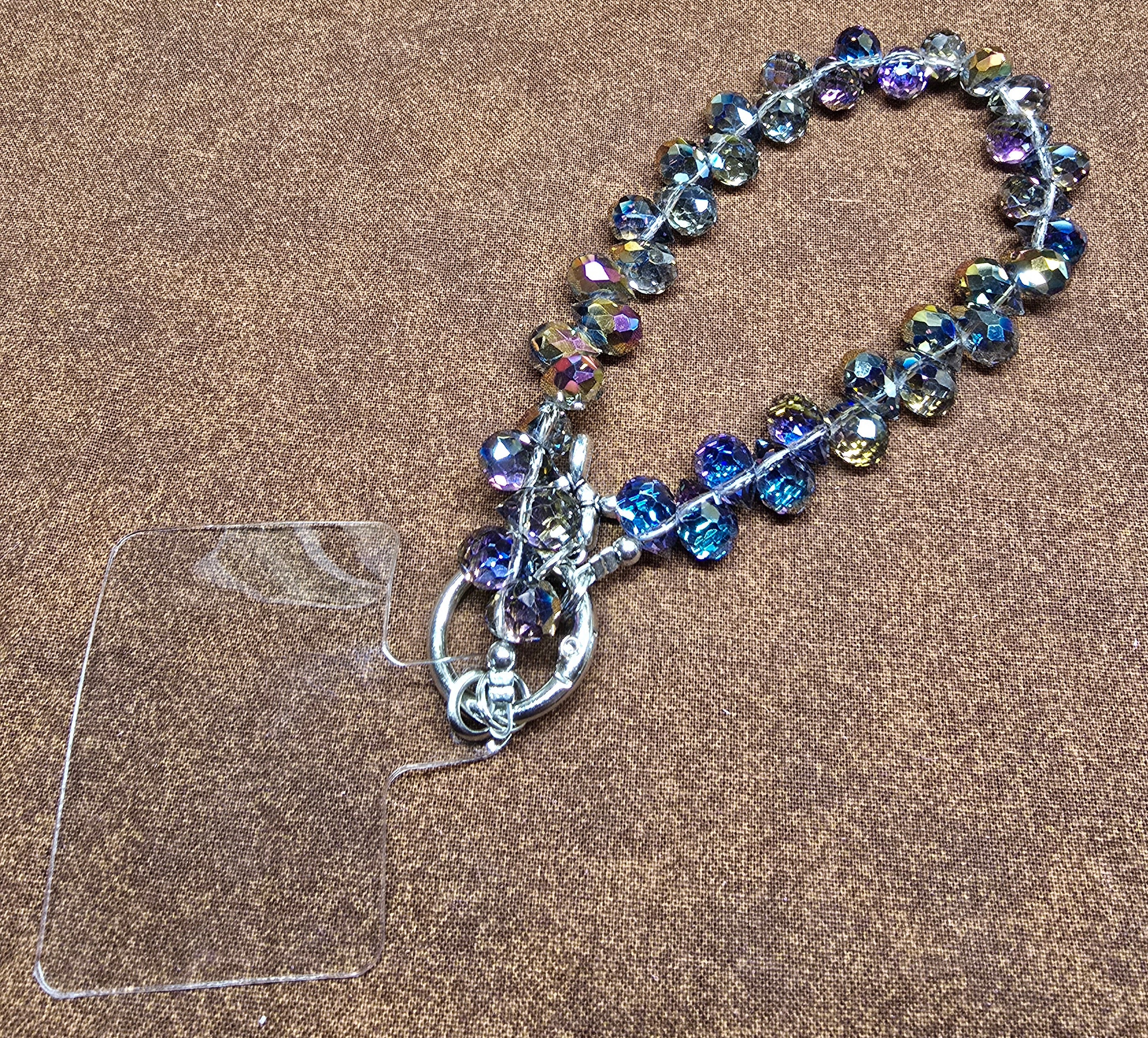 Luxury Rhinestone Phone Lanyard Short Wrist Strap