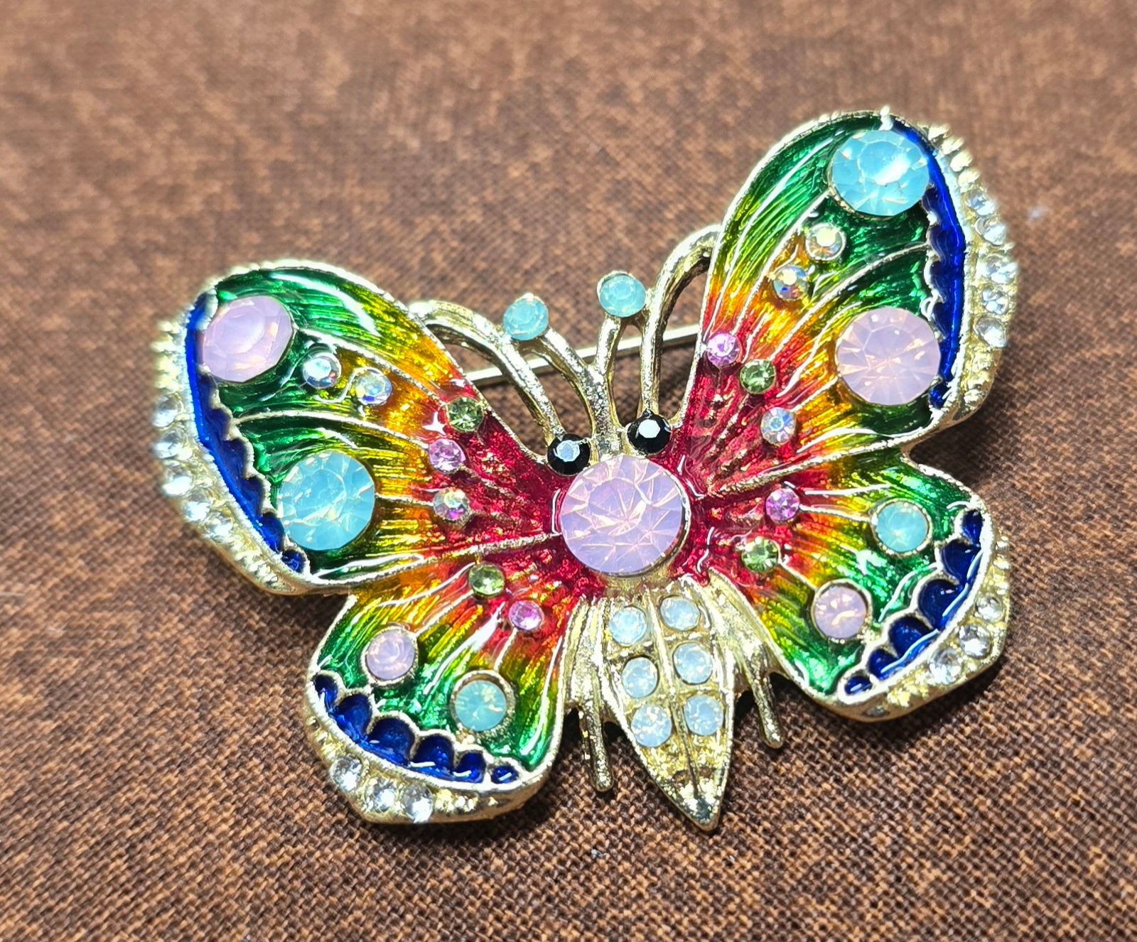 Vintage Rhinestone Brooch