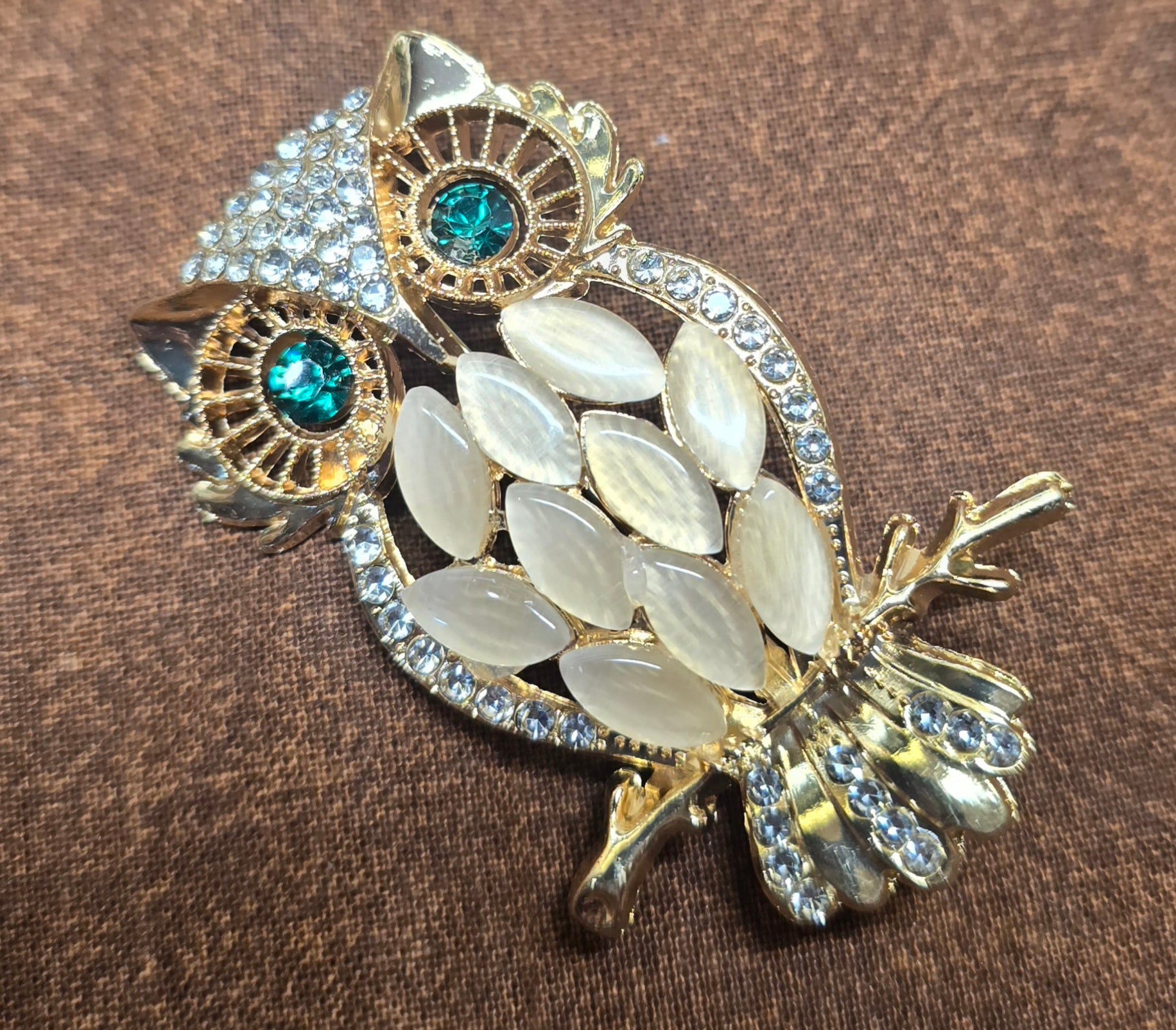 Vintage Rhinestone Brooch